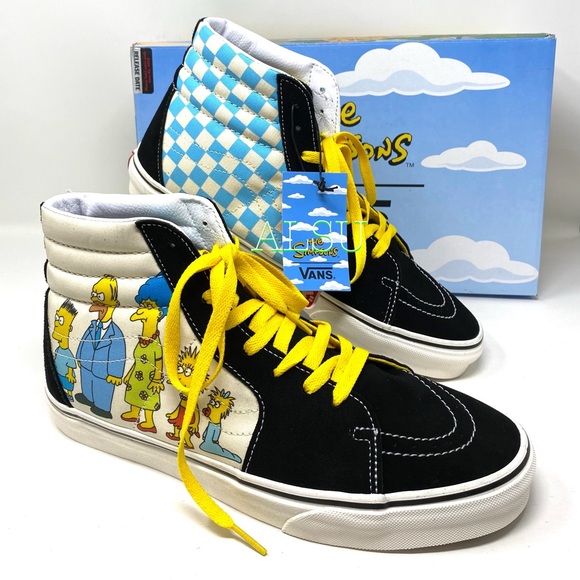 VANS & SIMPSON SK8-HI 1987-2020 Black Men’s Sneake - Picture 8 of 9